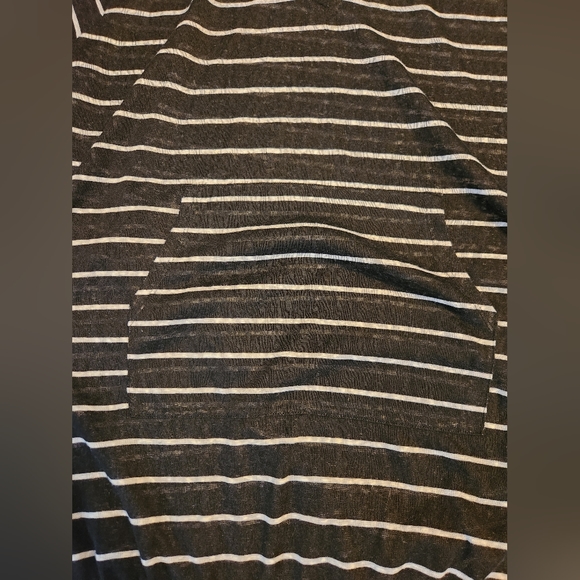 Kona Sol, (Target) sheer, swimsuit cover-up, large, navy and white - Picture 3 of 3